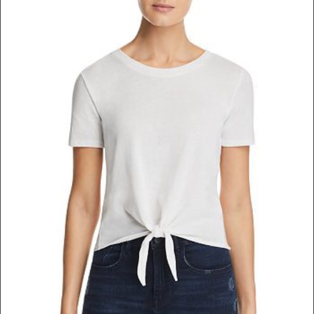 Alternative tie front tee